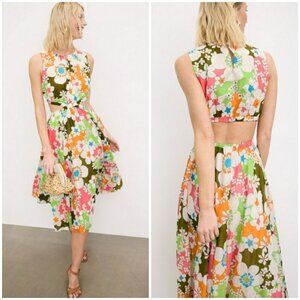 💕TRINA TURK💕 Artimo Dress ~ Multi-Color Floral Print Medium M NWT